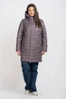 Куртка жіноча демісезонна великого розміру UF-Fashion LAR -209 56 сірий - зображення 1
