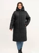 Зимняя женская куртка большого размера UF-fashion LAR 10-1 60 черный - изображение 1