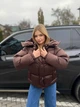 Пуховик женский зимний Tian Stacy-TN Грация 46-48 шоколадный - изображение 1