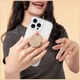 Держатель Popsockets MagSafe Round PopOut Latte Curves Beige with MagSafe (807320) - изображение 6