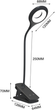 Lampa stołowa Wozinsky WLBK-01 LED Black (5907769384059) - obraz 2