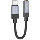 Перехідник Hoco UPA32C Type-C to 3.5mm Black - зображення 1