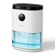 Компактный осушитель воздуха для ванной и дома evoair HUMIX560, 560 мл/24 ч, бесшумный, датчик влажности, 3 режима работы, 7-цветная подсветка, резервуар 2,3 л, белый - изображение 4