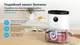Компактный осушитель воздуха для ванной и дома evoair HUMIX560, 560 мл/24 ч, бесшумный, датчик влажности, 3 режима работы, 7-цветная подсветка, резервуар 2,3 л, белый - изображение 10