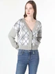 Кардиган вязаный женский Colin's CL1059727MTC L Multicolou (8683197344977) - изображение 3