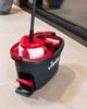 Швабра с ведром Vileda Turbo 2в1 Microfibre набор для уборки с педальным отжимом микрофибра для всех типов твердых полов ламината плитки паркета 1 комплект (4023103194113) - изображение 3