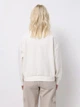 Толстовка на молнии без капюшона женская Colin's CL1076443OFW M Off White (8684112841748) - изображение 2