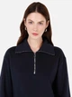 Толстовка на молнии без капюшона женская Colin's CL1065678NAV L Navy (8684112834382) - изображение 4