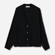 Кардиган MANGO у чорному кольрі 37063834 XS M - изображение 3
