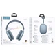 Беспроводные наушники с активным шумоподавлением HOCO W65 Plus Happy ANC BT headphones полноразмерная Bluetooth-гарнитура Синий - изображение 3
