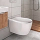 Унітаз підвісний Imprese Safir Rimless 520x360x350 мм білий (i11217) - изображение 2