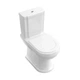 Унітаз компакт підлоговий Villeroy&Boch Hommage 370x725 мм білий (666210R2) - изображение 1
