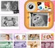 Aparat fotograficzny dla dzieci Wozinsky WDT-05 z drukarką Pomarańczowy (5907769387975) - obraz 4