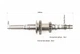 Вал Кпп первинний+шестерня Z-14x25 к-кт для двигуна M178/186F - зображення 2