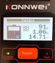 Зарядное устройство Konnwei KW520 интеллектуальное 3в1 для автоаккумуляторов 12В 24В 10А с функцией тестирования и восстановления АКБ LCD дисплей для обслуживания свинцово кислотных батарей AGM GEL EFB с поддержкой пускового тока - изображение 3