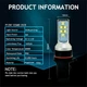 Світлодіодна автолампа P13W 4,5 Вт 3030 12 SMD Біла - зображення 5