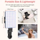 LED лампа для селфи XINBAOHONG CL-V11SE, клипса, аккумулятор 2000mAh, свет для телефона/ноутбука - изображение 5