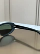 Сонцезахисні окуляри Ray-Ban RB4441D чорні матові, зелена лінза, овальні, жіночі, унісекс, - зображення 5