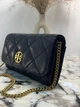 Жіноча сумка-гаманець Tory Burch Willa Chain Wallet чорна — стьобаний клатч на ланцюжку, - зображення 3