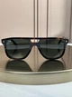 Солнцезащитные очки Ray-Ban RB2213 гавана, зеленая линза G15, двойной мостик, унисекс, - изображение 2