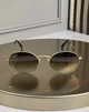 Солнцезащитные очки Ray-Ban RB3547 N золото, коричневая градиентная линза, круглые, двойная перемычка, унисекс, - изображение 2