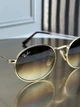 Солнцезащитные очки Ray-Ban RB3547 N золото, коричневая градиентная линза, круглые, двойная перемычка, унисекс, - изображение 3