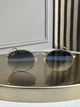 Солнцезащитные очки Ray-Ban RB3547 N золото, голубая градиентная линза, овальные, двойная перемычка, унисекс, - изображение 2