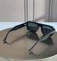 Солнцезащитные очки Ray-Ban RB4454 черные, серо-голубая линза, прямоугольные массивные, унисекс, - изображение 5