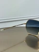 Солнцезащитные очки Ray-Ban RB3556 N Octagonal золото, голубая градиентная линза, восьмиугольные, унисекс, - изображение 6