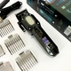 Машинка для стрижки VGR V-600 аккумуляторная с LED дисплеем 6 насадок для волос с регулировкой длины 0 8 12 мм - изображение 9