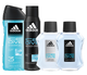 Мужской подарочный набор Adidas Ice Dive (Туалетная вода + Гель для душа + Дезодорант + Лосьон после бритья) - изображение 3