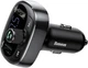 FM трансмітер Baseus автомобільний з Bluetooth 5.0 та мікрофоном для гучного зв'язку 36 Вт швидка зарядка Type-C USB для авто 12V-24V - зображення 5