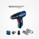Дриль-шурупокрут BOSCH GSB120 акумуляторний ударний 12 В з кейсом - зображення 8