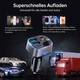 FM трансмітер SYNCWIRE Bluetooth 5.3, авто зарядка 48W (PD 36W+12W), USB, LED - зображення 5