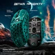 Ігрова миша ATTACK SHARK R5 ULTRA Green Carbon Fiber бездротова трирежимна 2.4G/Bluetooth/USB-C, 8000Hz, PAW3950MAX, 42000 DPI, Nordic 52840, 39 г ультралегка, зелена - зображення 6