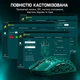 Ігрова миша ATTACK SHARK R5 ULTRA Green Carbon Fiber бездротова трирежимна 2.4G/Bluetooth/USB-C, 8000Hz, PAW3950MAX, 42000 DPI, Nordic 52840, 39 г ультралегка, зелена - зображення 8