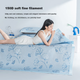 Комплект килимків JD Original Jacquard Ice Silk, 150D Fine Mesh, літній охолоджувальний килимок, м'який охолоджувальний килимок для кондиціонера, 1,5x2 м, легкий літній - изображение 4