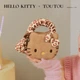 Сумка Toutou Hello Kitty Sanrio міні крос-боді на ланцюжку леопардовий - зображення 4