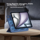 Чохол ESR для iPad Air 13 дюймів та Air 6/7/8 2025-2026, з магнітною знімною кришкою, ударостійкий, з підставкою, сірий - зображення 7