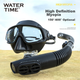 Маска для дайвинга WATERTIME полнолицевая с трубкой и диоптриями -5.00 - изображение 6