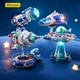 Конструктор Weiji Q Fun «Космический корабль» — развивающая игрушка для детей, набор из шести блоков, подарок для мальчиков и девочек. - изображение 4