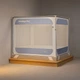 MEDOGA [Sleep Pod Pro3] Детская противомоскитная сетка от падения, 2х2,2 метра, для домашней кровати, синяя [Тройник с резьбой] - изображение 8
