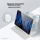 Чехол ESR [из ткани с защитой от пятен] для iPad Pro 11 2022/2021, защитный чехол для планшета Apple, 11 дюймов, съемный, с полным покрытием, магнитный, противоударный, белый. - изображение 6