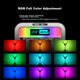 Комплект штатива Ulanzi VL49RGB (белый) с магнитным полноцветным заполняющим светом, портативный светодиодный карманный светильник с двойной температурой для фотосъемки на беззеркальных камерах, смартфонах, портретной съемки в помещении и спецэффектов. - изображение 6