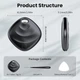 Bluetooth-трекеры для вещей Apple Find My 4 шт с батарейками, Hoxe - изображение 5
