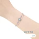 Серебряный браслет Sino Gem Ocean Heart с двойным слоем камня, роскошный подарок для женщин на годовщину свадьбы (2026), новый подарок на день рождения для девушки. - изображение 3