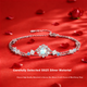Серебряный браслет Sino Gem Ocean Heart с двойным слоем камня, роскошный подарок для женщин на годовщину свадьбы (2026), новый подарок на день рождения для девушки. - изображение 10