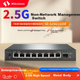 Коммутатор Xiliweishi SR-S25G1109F на 8 портов 2.5G с оптическим портом 10 Гбит/с, неуправляемый - изображение 4
