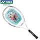 Теннисная ракетка YONEX, тренировочная модель для начинающих ELITE, бело-фиолетовая, с предварительно натянутыми струнами и обмоткой для рукоятки, тренировочное пособие для тенниса. - изображение 5