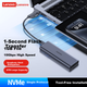 Корпус Lenovo для SSD M.2 NVMe портативний Type-C 3.2 алюмінієвий - зображення 4